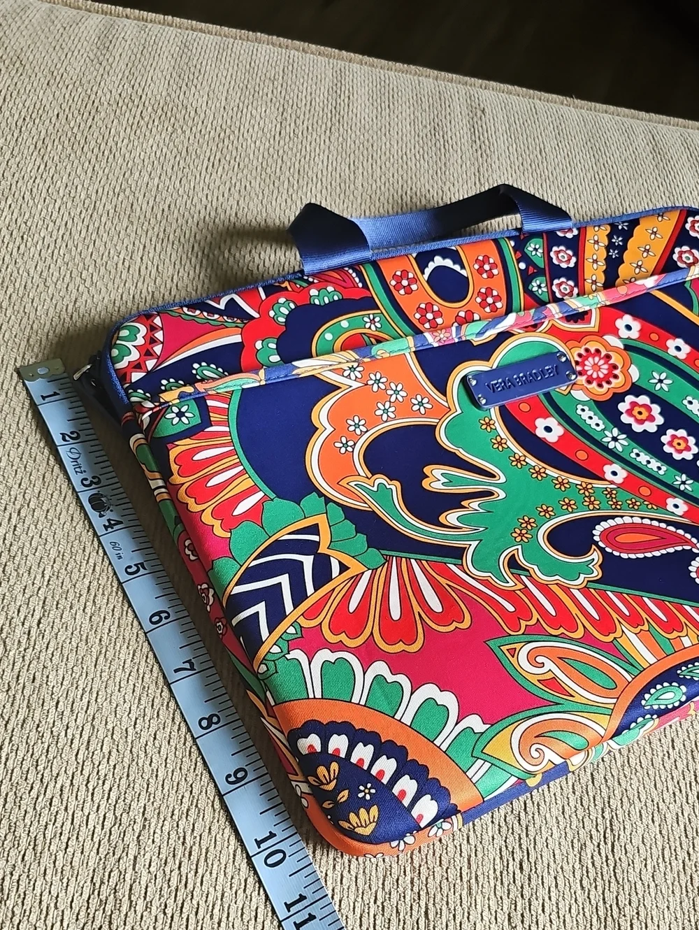 Vera Bradley Laptop Case Venetian Paisley Durable Fabric 11